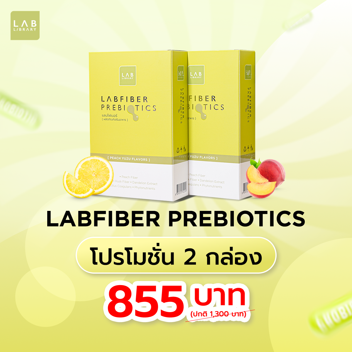 LABFIBER PREBIOTICS 2 กล่อง